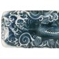 Preview: TDS, Teller, Japonism, Carp, Dunkelgrau, 28.5x14x2.5cm - Art Nr: 18746