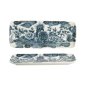 Preview: Serving Platter Japonism Lion Grey, White, Porcelain, 28.5 &times; 14 &times; 2.5 cm