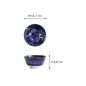 Preview: Schale Japonism Carp Blau, Porzellan, 350 ml, Art.-Nr. 18754