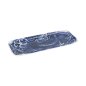 Preview: Serving Platter Japonism Carp Blue, White, Porcelain, 28.5 × 14 × 2.5 cm, Item No. 18767