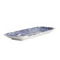 Preview: TDS, Teller, Japonism, Crane, Blau, 28.5x14x2.5cm - Art Nr: 18768