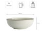 Preview: TDS, Bowl, Hime Kobiki, 1200ml, Ø 19.8x7.2cm, Item No. 18855