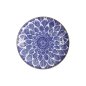Preview: Plate Ohuke Dahlia Blue, White, Porcelain, Ø 21.5 cm, Item No. 18888