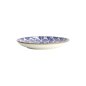 Preview: Plate Ohuke Dahlia Blue, White, Porcelain, Ø 21.5 cm, Item No. 18888