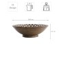 Preview: TDS, Bowl, Iga Matte Mermaid Design Salad Bowl , 1400ml, Ø 25x7.4cm, Item No. 20331