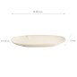 Preview: TDS, Oval Teller, Titanium Matte, 28,5x14x2,5cm, Art.-Nr. 20360