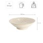 Preview: Bowl Salatschüssel Titanium Matte Meerjungfrau-Design, Porcelain, 1.4 l, Item No. 20371