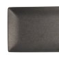Preview: TDS, Rectangular Plate, Yuzu Black, 27.1x16.1x2.4cm, Item No. 20390
