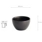 Preview: Mug Yuzu Black, Stoneware, 180 ml, Item No. 20394