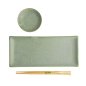 Preview: Sushi-Set Vert Sauge Grün, 3-tlg., Keramik, Art.-Nr. 20689