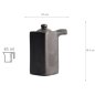 Preview: Sauce Dispenser Yuzu Black, Porcelain, 4.5 × 10.5 cm, 85 ml, Item No. 20712