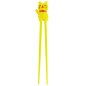 Preview: Children's Chopsticks Lucky Cat Yellow, Melamine, 22 cm, Item No. 20726