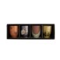 Preview: Tassen-Set Craft Geschenkbox B Verschiedene Farben, 4-tlg., Porzellan, &Oslash; 6,7 cm, H&ouml;he 8,3 cm, 200 ml