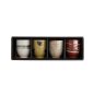 Preview: Tassen-Set Craft Geschenkbox C Verschiedene Farben, 4-tlg., Porzellan, &Oslash; 6,7 cm, H&ouml;he 8,3 cm, 200 ml
