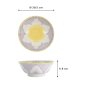 Preview: Ramenschale Lily Flower Lila, Porzellan, 1,2 l, Art.-Nr. 20934
