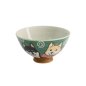 Preview: TDS, Rice Bowl, Kawaii Shiba-Dog, Green, Ø 12.5x7 cm, 350 ml - Item no. 20985