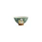 Preview: Rice Bowl Kawaii Shiba-Dog Green, Porcelain, 350 ml, Item No. 20985