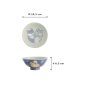 Preview: Rice Bowl Kawaii Shiba-Dog Blue, Porcelain, 500 ml, Item No. 20989