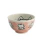Preview: TDS, Rice Bowl, Kawaii Cat, Pink,  Ø 13 x 8 cm, 400 ml - Item No. 21028