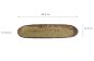 Preview: TDS, Large Oval Plate, Chakogashi Green, Ø 28.5x11.5x2.3cm, Item No. 21055