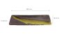 Preview: Serving Platter Yuzucha Nagashi Black, Gold, Porcelain, 28.5 × 12.5 × 2.5 cm, Item No. 21059