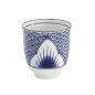 Preview: TDS, Cup, Lily Flower, Blue, Ø 7.8x8.2cm 250ml  - Item No: 21147