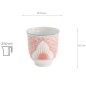 Preview: TDS, Becher, Lily Flower, Rot, Ø 7.8x8.2cm 250 ml - Art Nr: 21148