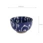 Preview: TDS, Bowl, Mixed Bowls Kayame Karakusa, Ø 13.2 cm x 7.2 cm, Item No. 21181