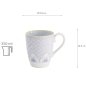 Preview: TDS, Mug, Lily Flower, Purple, Ø 8.8x10.5cm, 350 ml - Item No: 21197