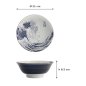 Preview: Ramenschale Hokusai Blau/Weiß, Porzellan, Ø 21 cm, Art.-Nr. 21208