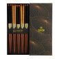 Preview: TDS, 5 Paar Essstäbchen, Gold Umbrella, Art.-Nr. 21299