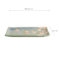 Preview: TDS,  Plate, Sakura Green, 22.5x12.7cm, Item No. 21347
