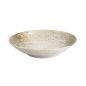 Preview: TDS, Deep Plate, Yukishino, White/Brown, Ø 22.5x 5 cm, Item No. 21416