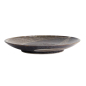 Preview: TDS, Big Plate, Arahake, Round Ø 22.7x 3.1cm, Bk/Br, Item No. 21425