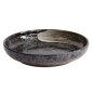 Preview: TDS, Pasta Plate, Arahake, Ø 22x4cm, Bk/Br, Item No. 21436