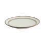 Preview: TDS, Round Plate, Wasabi, Light Green/Brown, Ø 22.7x3.1cm, Item No. 21451