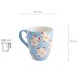 Preview: TDS, Kawaii Glückliche Katze Tasse in Geschenkbox, Weiß/Schwarz Katze, 380ml, Ø 8,5x10,2cm , Item No. 21533