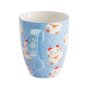 Preview: TDS, Kawaii Glückliche Katze Tasse in Geschenkbox, Weiß/Schwarz Katze, 380ml, Ø 8,5x10,2cm , Item No. 21533