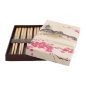 Preview: TDS, 5 Paar Essstäbchen, Holzbraun, Art.-Nr. 21541
