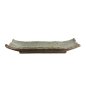 Preview: TDS, Großer Teller Wabi Uguisu, 26x17.5x3.5cm, Art.-Nr. 21563