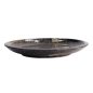 Preview: TDS, Large Round Plate, Arahake Black/Brown, Ø 24.8x3.5cm, Item No. 21614