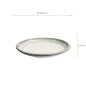 Preview: TDS, Large Round Plate, Unkai, White/Blue, Ø 24.8 x 3.5cm, Item No. 21623