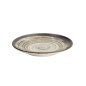 Preview: TDS, Asashio Round Plate, Bk/Wh, Ø 16.7x2.5cm, Item No. 21626