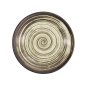 Preview: TDS, Asashio Round Plate, Black/White, Ø22.7x3.1cm, Item No. 21627