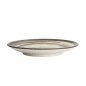 Preview: TDS, Asashio Round Plate, Black/White, Ø22.7x3.1cm, Item No. 21627