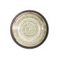 Preview: Tiefer Teller Asashio Dunkelbraun/Beige, Steinzeug, Ø 23 cm, Art.-Nr. 21631