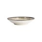 Preview: Tiefer Teller Asashio Dunkelbraun/Beige, Steinzeug, Ø 23 cm, Art.-Nr. 21631
