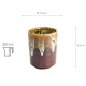Preview: TDS, Teacup, Brown Glaze, Ø7.8x10.2cm 300ml, Item No. 21654