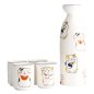 Preview: 1:4 220/50 ml Kawaii Glückliche Katze Sake Set bei Tokyo Design Studio (Bild 2 von 4)