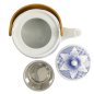 Preview: TDS, Teekanne, Geschenkset, Lily Flower, Blau, 0,8 Ltr. - Art Nr. 21710